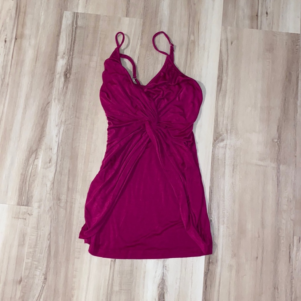Buffalo Magenta Twisted Tank